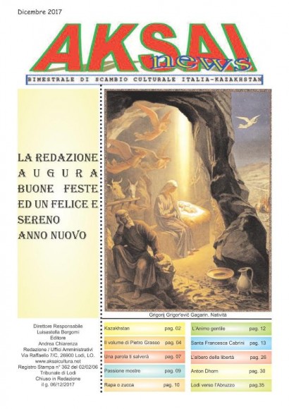 Aksainews - Dicembre 2017 - CLICCA PER APRIRE IL GIORNALE