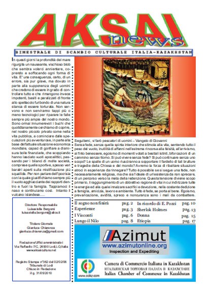 Aksainews - Giugno 2010 - CLICCA PER APRIRE IL GIORNALE