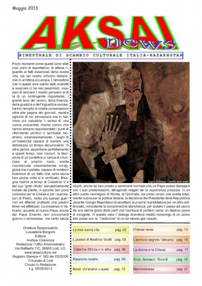 Aksainews - Maggio 2013 - CLICCA PER APRIRE IL GIORNALE