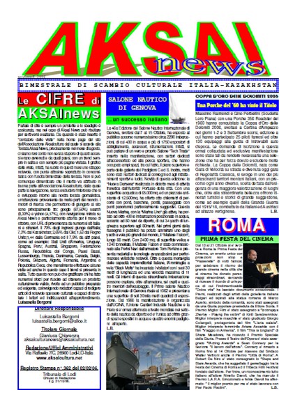Aksainews - Novembre 2006 - CLICCA PER APRIRE IL GIORNALE