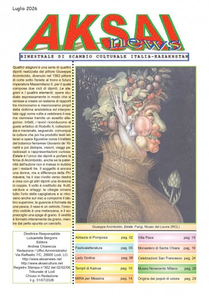 Aksainews - Luglio 2026 - CLICCA PER APRIRE IL GIORNALE